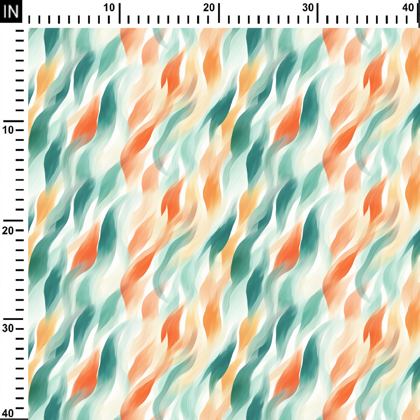 Multi Pastel Color Abstract Texture Digital Printed Fabric