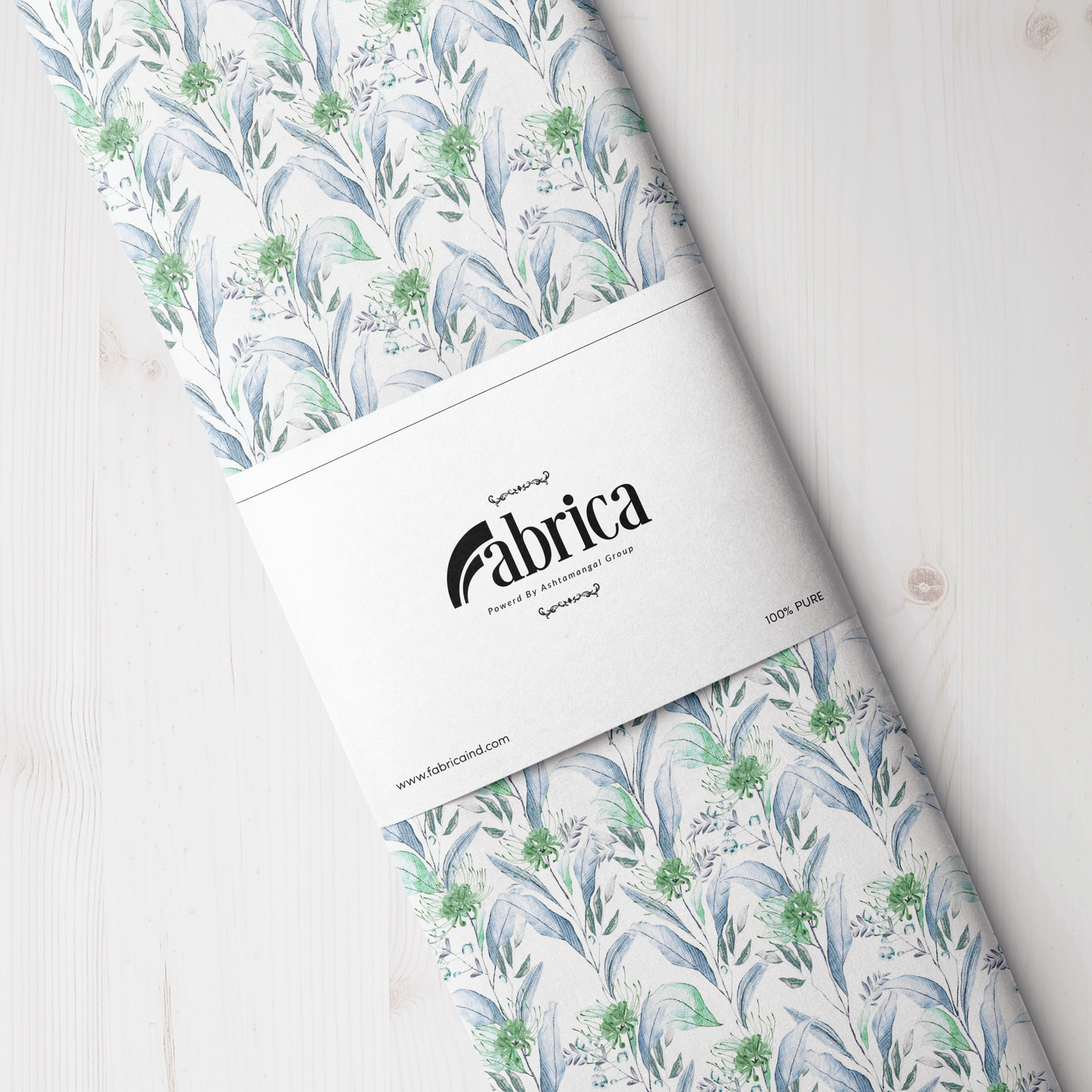 Leaf Press Digital Printed Fabric