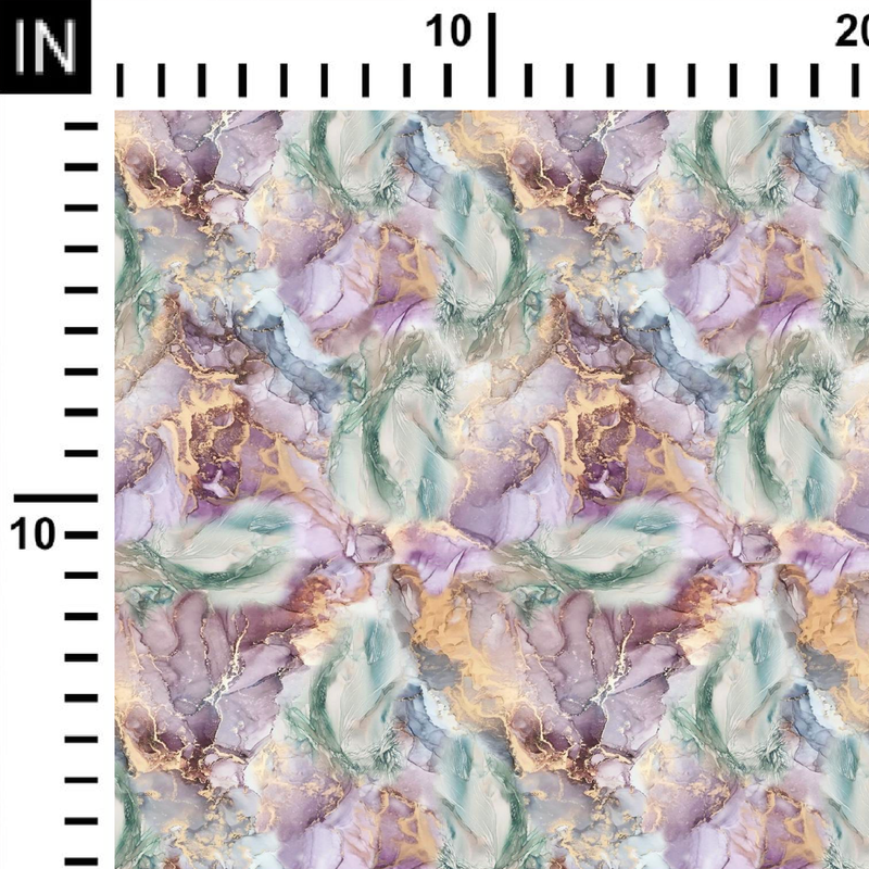 Grandeur Abstract Digital Printed Fabric