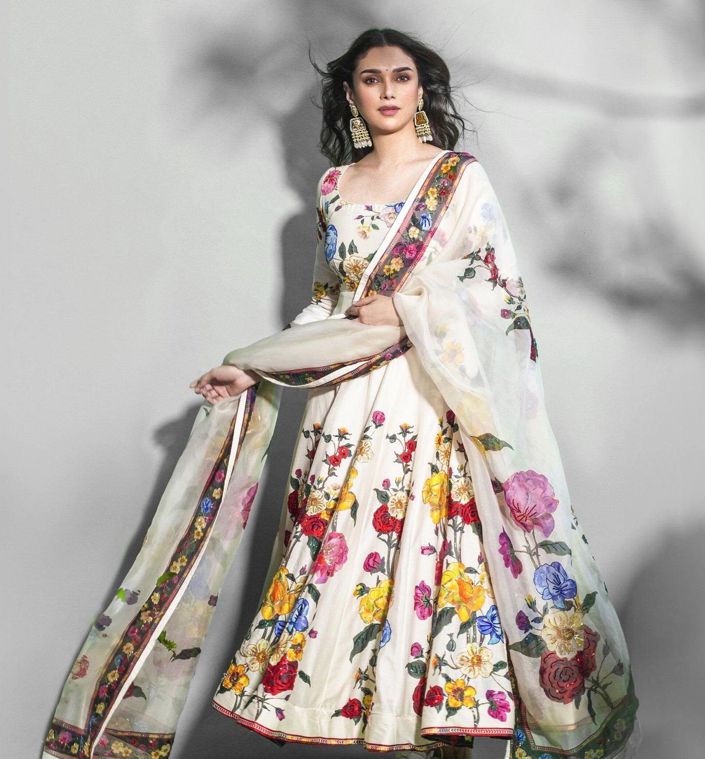 Mix Flower Print Inspired by Aditi Rao