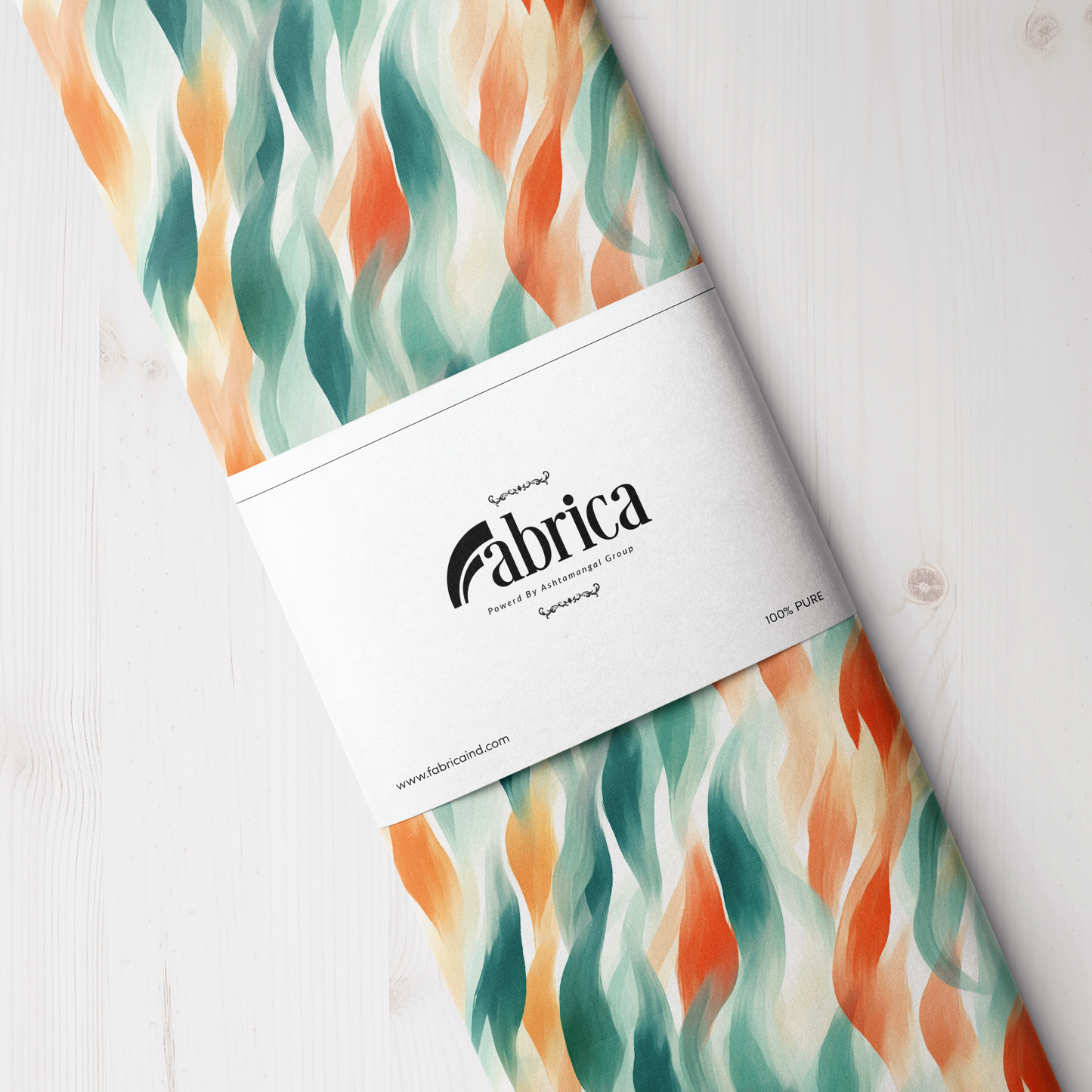 Multi Pastel Color Abstract Texture Digital Printed Fabric