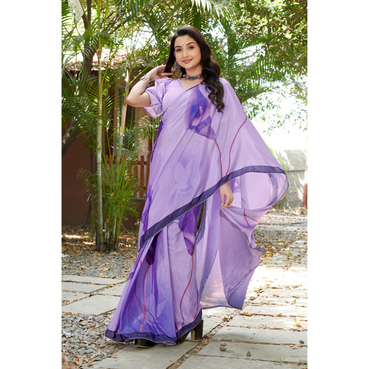 Floral Printed Saree