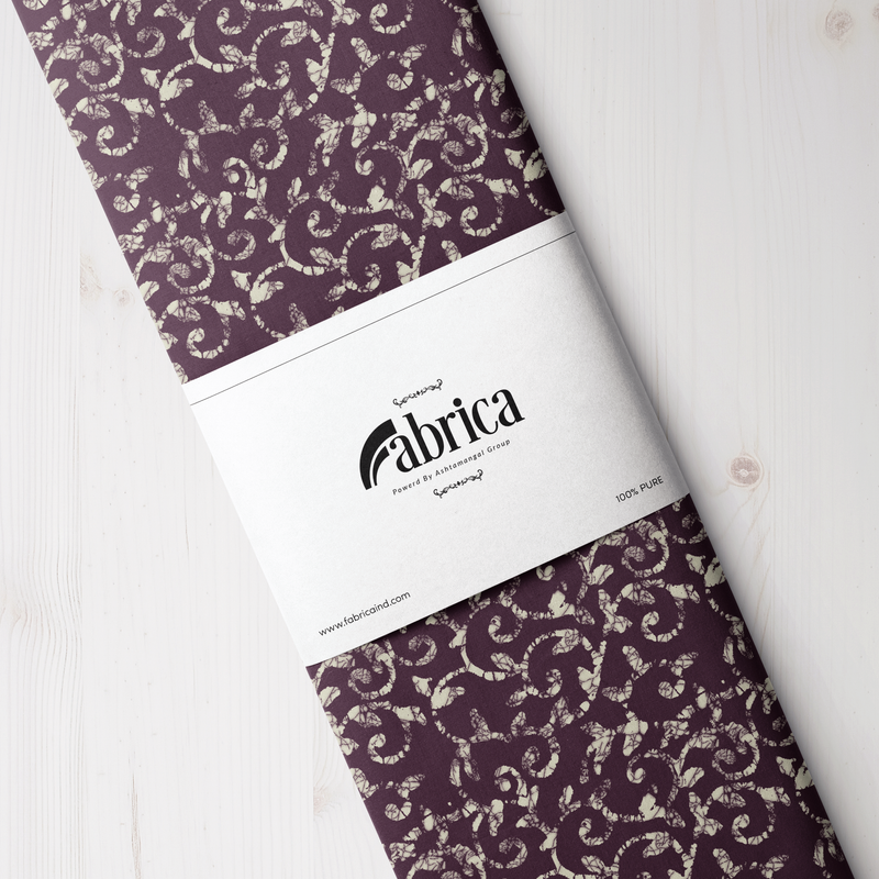 Luxe Batik Majesty Digital Printed Fabric