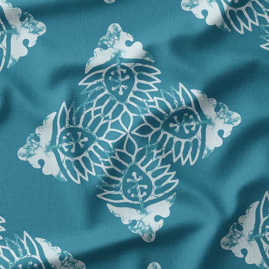 Sumptuous Batik Couture Digital Printed Fabric