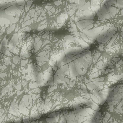 Stately Batik Manor Digital Printed Fabric